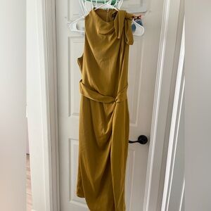 Banana Republic Mustard Maxi Dress